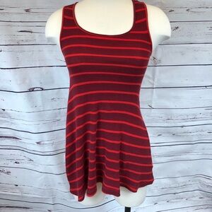 Free People Red‎ Stripe Tank
